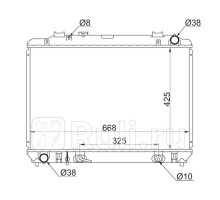TY0050-D-98 - Радиатор охлаждения (SAT) Toyota Town Ace Noah 4 (1996-2007)