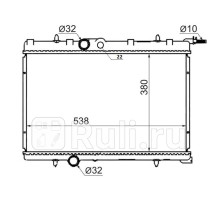PG0001-1 - Радиатор охлаждения (SAT) Peugeot 206 (1998-2009)