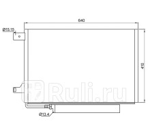ST-MB04-394-0 - Радиатор кондиционера (SAT) Mercedes W169 (2004-2012)