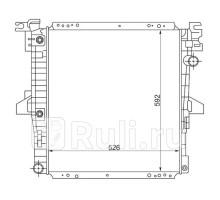 FD0007 - Радиатор охлаждения (SAT) Ford Explorer 2 (1995-2001)
