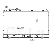 SG-MZ0001-2 - Радиатор охлаждения (SAT) Mazda Premacy (1999-2001)