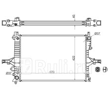VL0003 - Радиатор охлаждения (SAT) Volvo S80 (1998-2006)