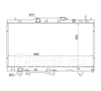 TY0002-AT210 - Радиатор охлаждения (SAT) Toyota Carina 210 (1996-2001)