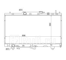 TY0002-AT210 - Радиатор охлаждения (SAT) Toyota Carina 210 (1996-2001)