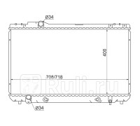 TY0005-D - Радиатор охлаждения (SAT) Toyota Cresta 100 (1996-2001)