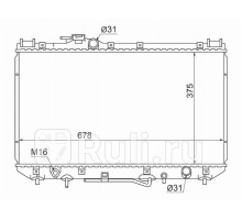 TY0003-SV30 - Радиатор охлаждения (SAT) Toyota Camry V10 (1991-1997)