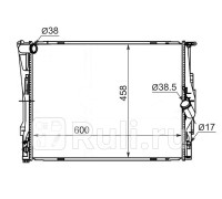 BW0002-05 - Радиатор охлаждения (SAT) BMW E90/E91 (2005-2008)