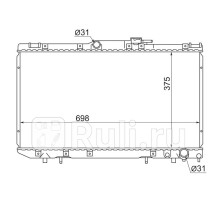 TY0002-CT190 - Радиатор охлаждения (SAT) Toyota Carina 190 (1992-1996)