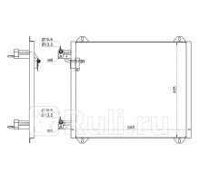 ST-AU04-394-0 - Радиатор кондиционера (SAT) Audi A2 (2000-2007)