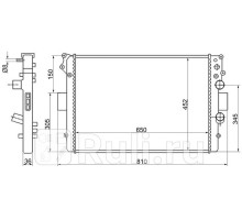 IV0003-1 - Радиатор охлаждения (SAT) Iveco Daily (2000-2006)