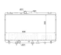 TY0001-100 - Радиатор охлаждения (SAT) Toyota Corolla AE100 (1991-2000)