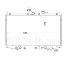 HD0005-TA1 - Радиатор охлаждения (SAT) Honda Avancier (1999-2003)