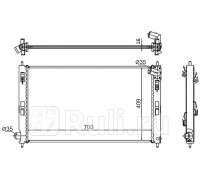 MC0088-07 - Радиатор охлаждения (SAT) Mitsubishi ASX (2010-2016)