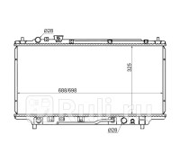 MZ0001 - Радиатор охлаждения (SAT) Mazda 323 BA седан (1994-1998)