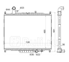 LR0005-3.0D - Радиатор охлаждения (SAT) Land Rover Discovery 4 (2009-2016)