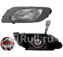 ST-222-2002L - Противотуманная фара левая (SAT) Daewoo Nexia N100 (1995-2008)