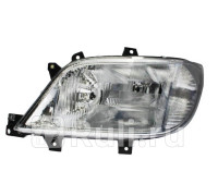 440-1131L-LDEMF - Фара левая (DEPO) Mercedes Sprinter 901-905 рестайлинг (2000-2002)