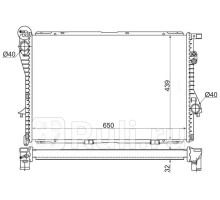 BW0006-97 - Радиатор охлаждения (SAT) BMW E39 (1995-2004)