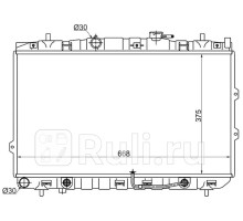 KI0002 - Радиатор охлаждения (SAT) Kia Cerato 1 LD (2003-2007)