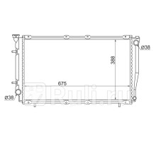 SB0004 - Радиатор охлаждения (SAT) Subaru Legacy BD/BG (1996-1999)