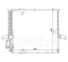 ST-BM36-394-0 - Радиатор кондиционера (SAT) BMW E36 (1990-2000)