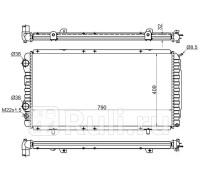 SG-PG0009-94 - Радиатор охлаждения (SAT) Fiat Ducato 230 (1994-2002)