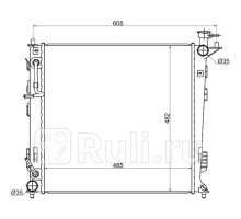 HY0014-2.0D - Радиатор охлаждения (SAT) Hyundai ix35 (2010-2013)