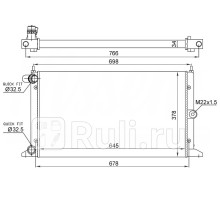 SG-FD0015 - Радиатор охлаждения (SAT) Ford Galaxy (2000-2006)