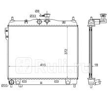 HY0008-MT-1 - Радиатор охлаждения (SAT) Hyundai Getz (2005-2011)
