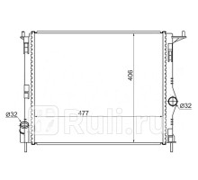 RN0002-08 - Радиатор охлаждения (SAT) Renault Logan 1 Фаза 2 (2009-2015)