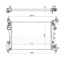 SG-OP0008 - Радиатор охлаждения (SAT) Opel Corsa D (2006-2011)