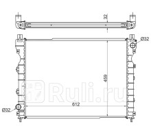 SG-LR0002-97 - Радиатор охлаждения (SAT) Land Rover Freelander 1 (1998-2006)
