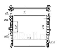 MB0005 - Радиатор охлаждения (SAT) Mercedes W163 (1997-2005)