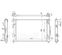 SG-HY00011-1 - Радиатор охлаждения (SAT) Hyundai Elantra 5 (2011-2015)