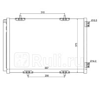 ST-PG04-394-A0 - Радиатор кондиционера (SAT) Peugeot 207 (2006-2015)