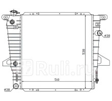 FD0007-95 - Радиатор охлаждения (SAT) Ford Explorer 2 (1995-2001)