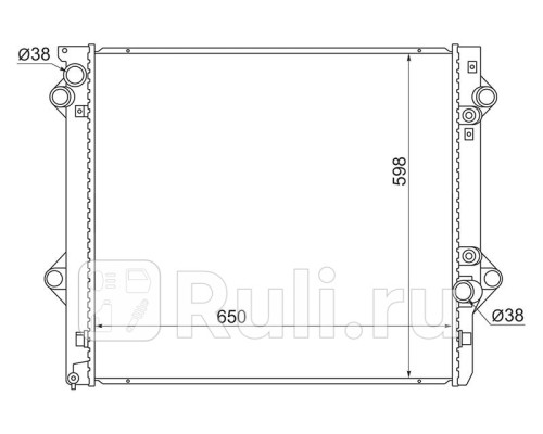 TY0009-120-3.0D - Радиатор охлаждения (SAT) Toyota Hilux Surf 4 (2002-2009)