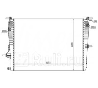 RN0004-09 - Радиатор охлаждения (SAT) Renault Megane 3 рестайлинг (2014-2016)