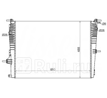 RN0004-09 - Радиатор охлаждения (SAT) Renault Megane 3 рестайлинг (2014-2016)