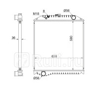 HI0001 - Радиатор охлаждения (SAT) Ford Ranger (1999-2006)