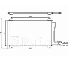 ST-MD10-394-0 - Радиатор кондиционера (SAT) Mercedes Sprinter 901-905 (1995-2000)