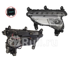 ST-26-0040 - Противотуманная фара левая (SAT) Hyundai Santa Fe 3 (2016-2018)
