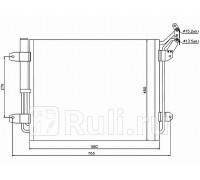 ST-VW06-394-0 - Радиатор кондиционера (SAT) Volkswagen Tiguan (2007-2011)