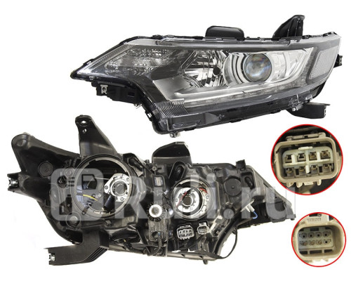 ST-214-11AJL - Фара левая (SAT) Mitsubishi Outlander рестайлинг (2015-2021)