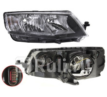 ST-665-1126R - Фара правая (SAT) Skoda Octavia A7 (2013-2017)