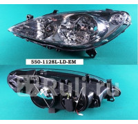 550-1128L-LD-EM - Фара левая (DEPO) Peugeot 307 (2001-2005)