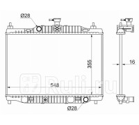 FD0008-09MT - Радиатор охлаждения (SAT) Ford Fiesta 6 (2008-2019)