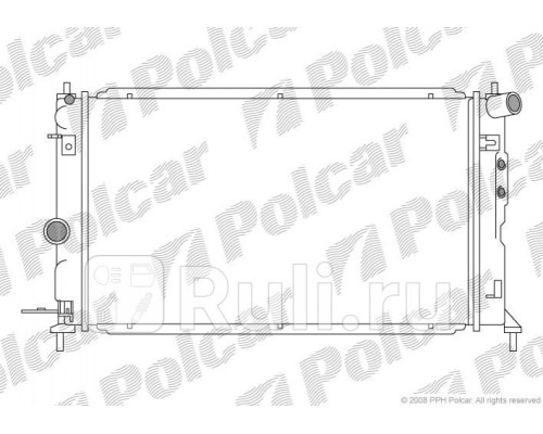 551608-4 - Радиатор охлаждения (SRLINE) Opel Vectra B (1999-2002)