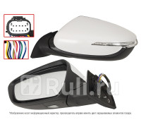 ST-16-0105 - Зеркало левое (SAT) Kia Ceed 2 (2012-2015)