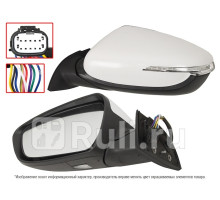 ST-16-0105 - Зеркало левое (SAT) Kia Ceed 2 (2012-2015)